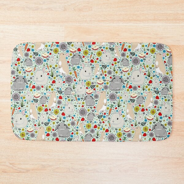 Item preview, Rabbits in Green designed and sold by Nemki.