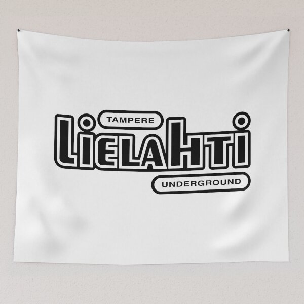 Item preview, Tampere Lielahti Underground (musta teksti) designed and sold by futurytmi.