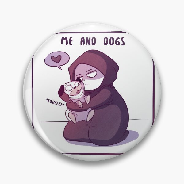 Aperçu de l'œuvre Moi et les chiens créée et vendue par Nerdsona.
