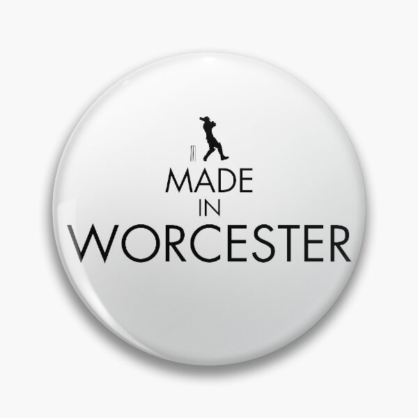 Item preview, Made in Worcester | Cricket Player | Black Print designed and sold by SJ Designs.
