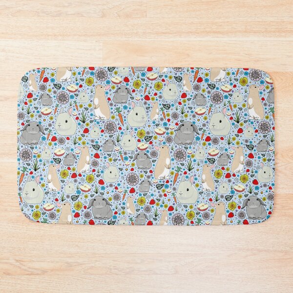 Item preview, Rabbits in Blue designed and sold by Nemki.