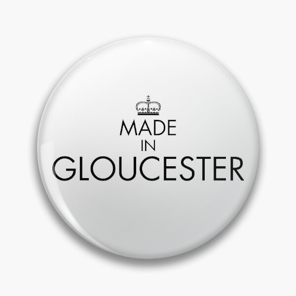 Item preview, Made in Gloucester | With Crown | Black Print designed and sold by SJ Designs.
