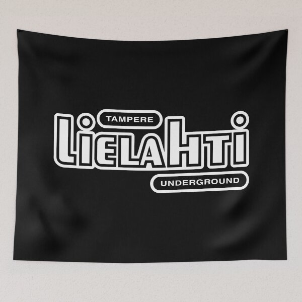 Item preview, Tampere Lielahti Underground (valkoinen teksti) designed and sold by futurytmi.