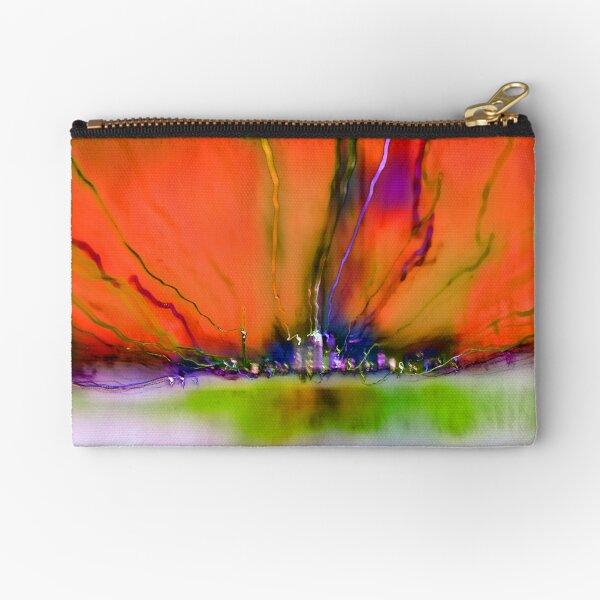 Aurora Megalopolis Ocre Zipper Pouch