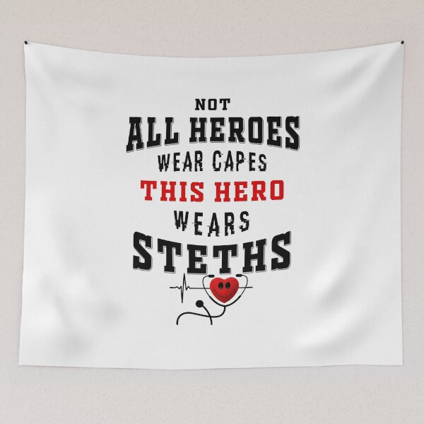 Item preview, Not all heroes wear capes, steths designed and sold by GoodyLeo.