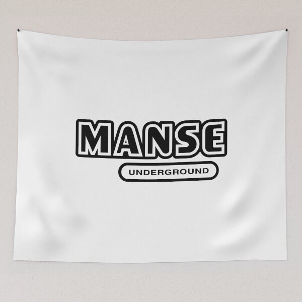 Item preview, Manse Underground (musta teksti) designed and sold by futurytmi.