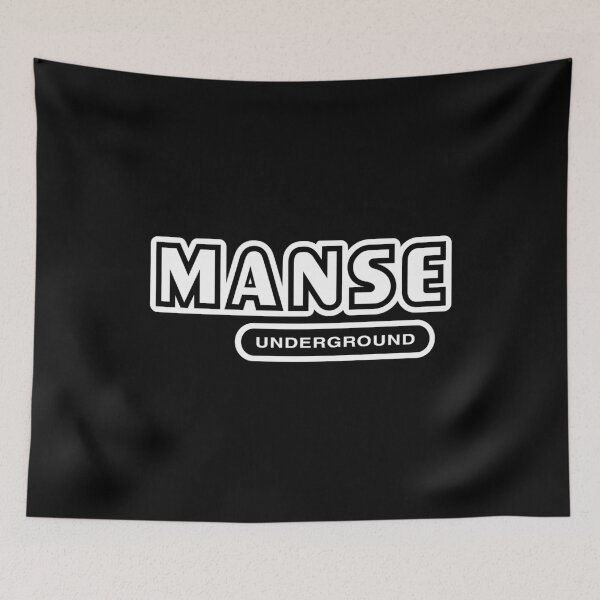 Item preview, Manse Underground (valkoinen teksti) designed and sold by futurytmi.