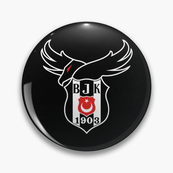 CZECH SK SLAVIA PRAHA & TURKEY BESIKTAS BJK 1903 FOOTBALL SOCCER CLUB PIN  BADGE