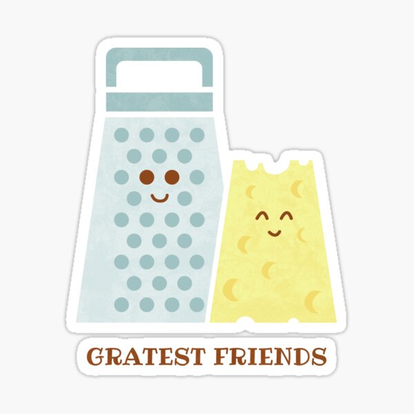 Cheesy Friendship Sticker