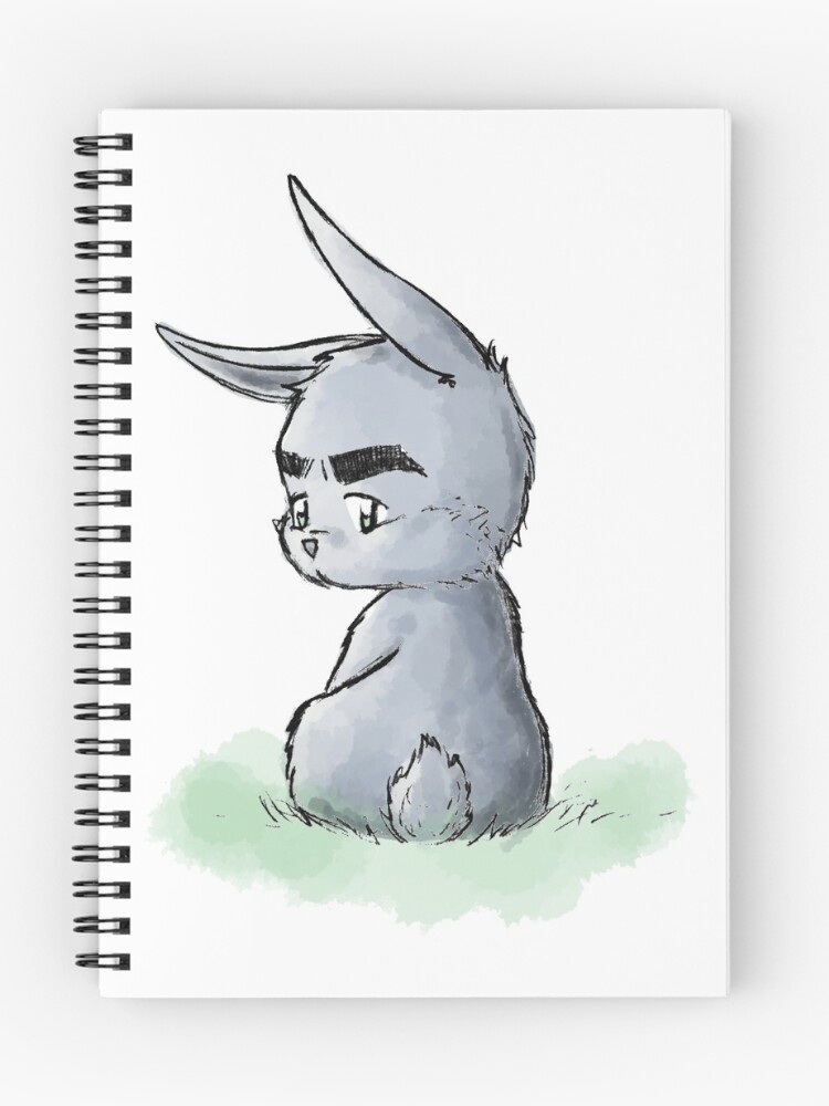 Thumbnail 1 of 3, Journal, Grumpy Bunny designed and sold by aredblush.