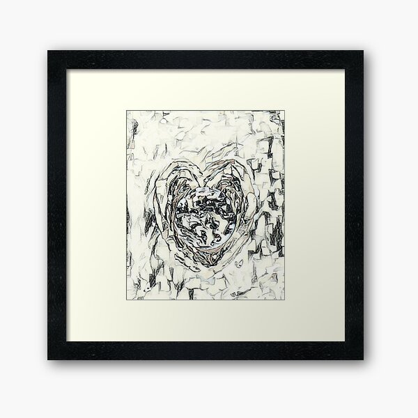 Spread the Love around the World #11 Helping People Heal xx Designed & Created by © Janet Watson Art Framed Art Print