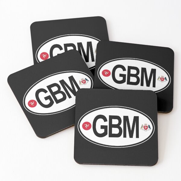 Item preview, Isle of Man Oval Country Code Decal designed and sold by rogue-design.