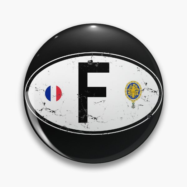 Item preview, France Oval Country Code Decal designed and sold by rogue-design.
