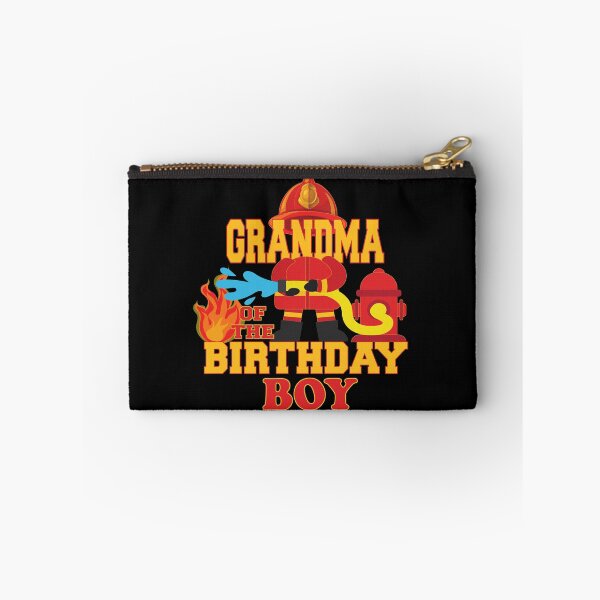Item preview, Grandma Of The Birthday Boy Firetruck Firefighter Party design designed and sold by Grabitees.