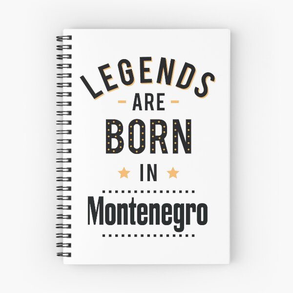 Item preview, Legends Are Born In Montenegro designed and sold by ProjectX23.