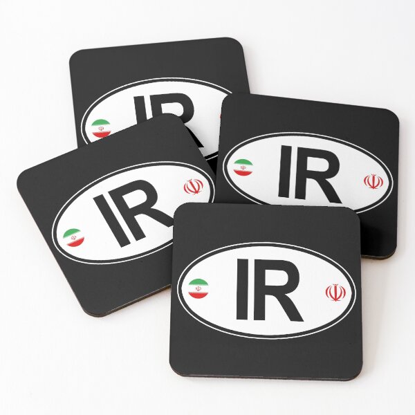 Item preview, Iran Oval Country Code Decal designed and sold by rogue-design.