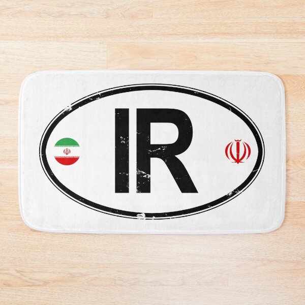 Item preview, Iran Oval Country Code Decal designed and sold by rogue-design.