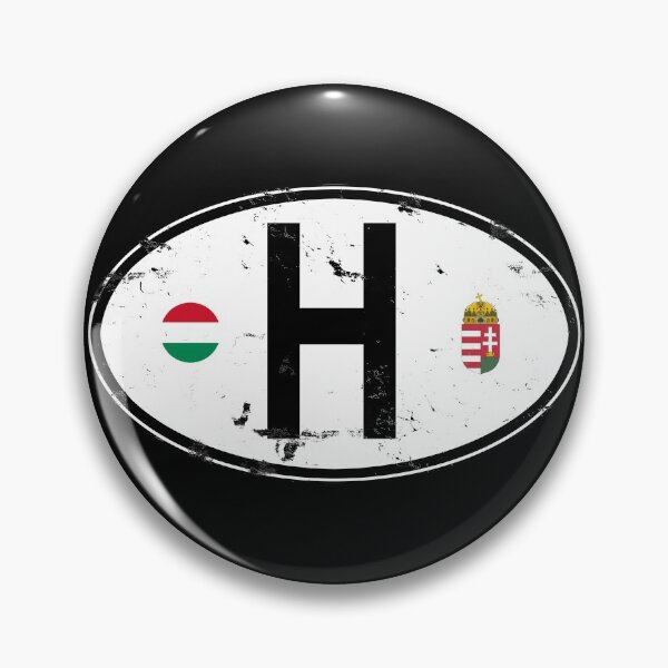 Item preview, Hungary Oval Country Code Decal designed and sold by rogue-design.