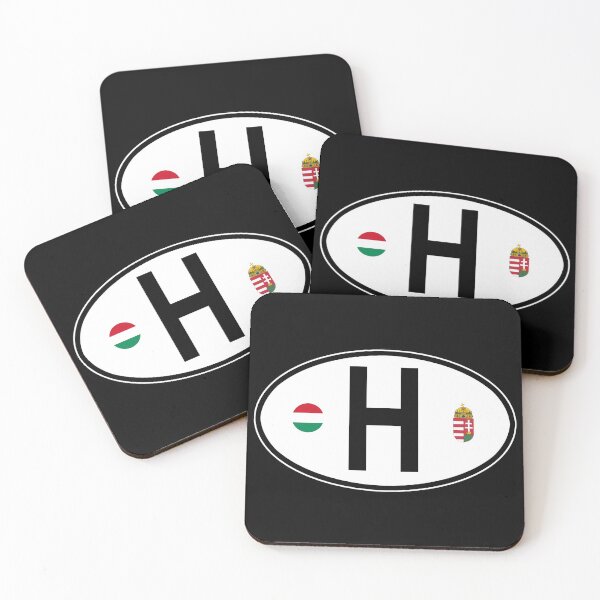 Item preview, Hungary Oval Country Code Decal designed and sold by rogue-design.