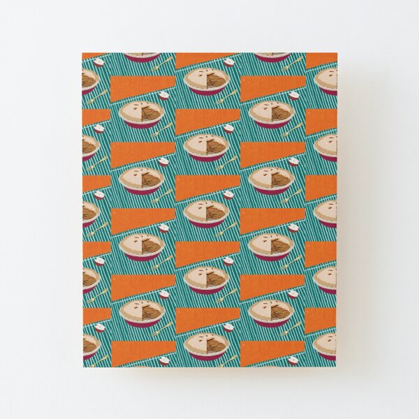 Apple pie Wood Mounted Print