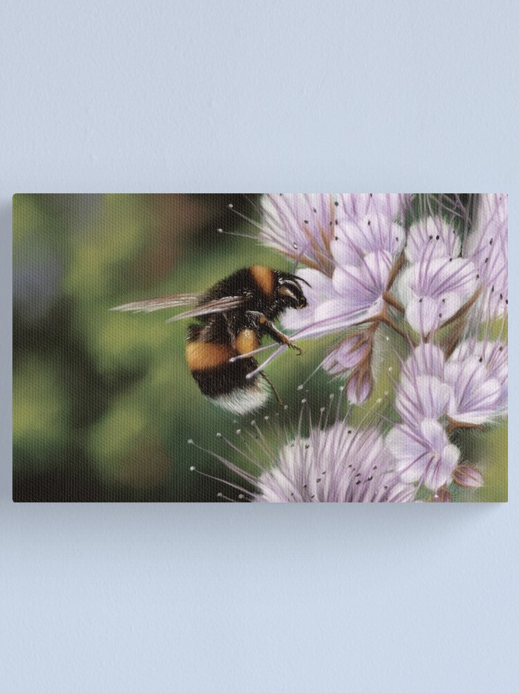 Alternate view of Bumblebee Canvas Print