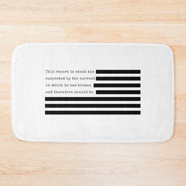 Item preview, Redacted designed and sold by Quick-Brown-Fox.