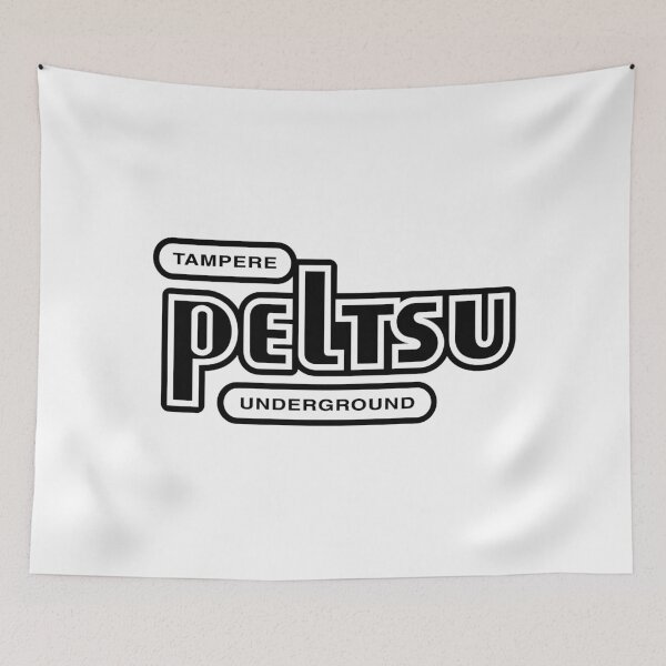 Item preview, Tampere Peltsu Underground (musta teksti) designed and sold by futurytmi.