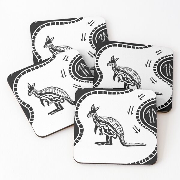 Item preview, Aboriginal designed kangaroo designed and sold by WilayDesigns.