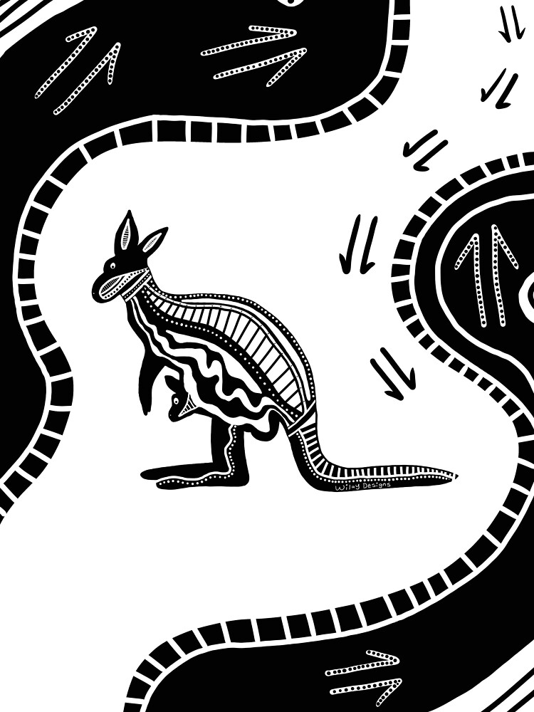 The Spirit of the Land: Exploring the Symbolism and Significance of Aboriginal Kangaroo Designs