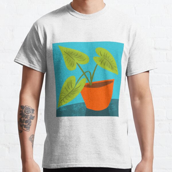 Seedlings on Aqua Classic T-Shirt