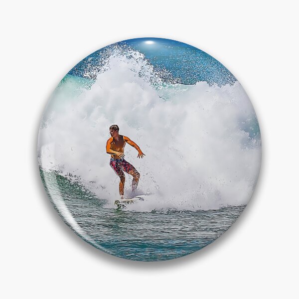 Item preview, Surfer on the Pipeline - Hawaii designed and sold by blueskiesforme.