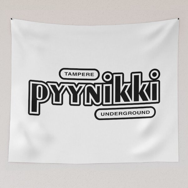 Item preview, Tampere Pyynikki Underground (musta teksti) designed and sold by futurytmi.