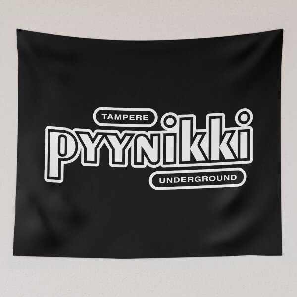 Item preview, Tampere Pyynikki Underground (valkoinen teksti) designed and sold by futurytmi.