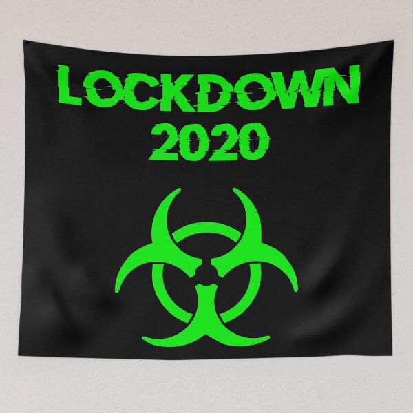 Item preview, Lockdown 2020 Biohazard Symbol (Green) designed and sold by DafyddEm.