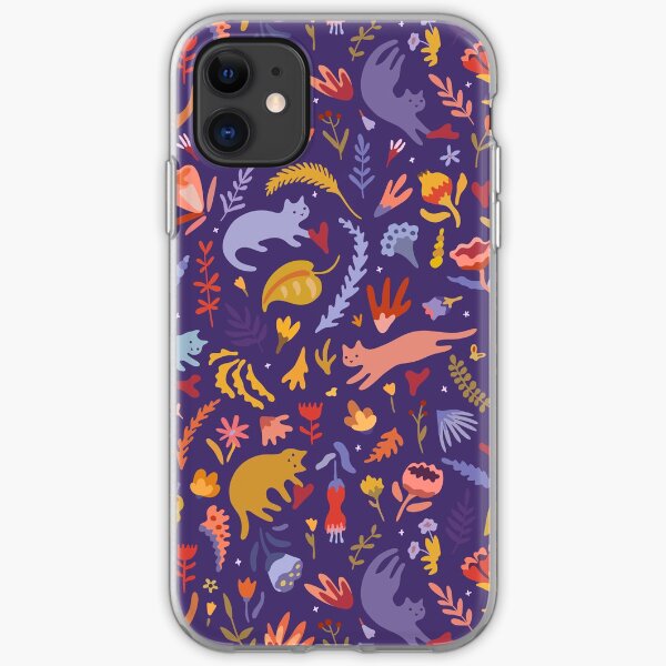 Candy Cats in the Magic Garden iPhone Soft Case