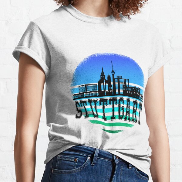 stuttgart sonnenuntergang Classic T-Shirt