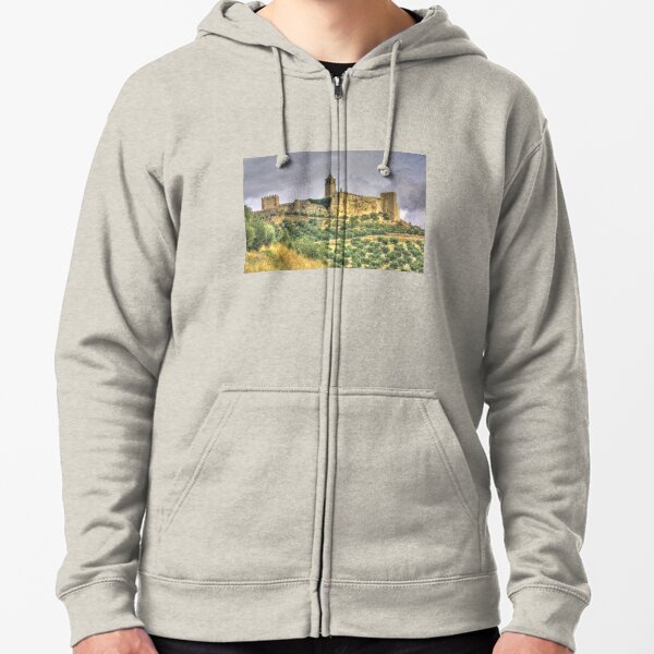 Fortaleza de la Mota - Alcalá de la Real Sudadera con capucha y cremallera