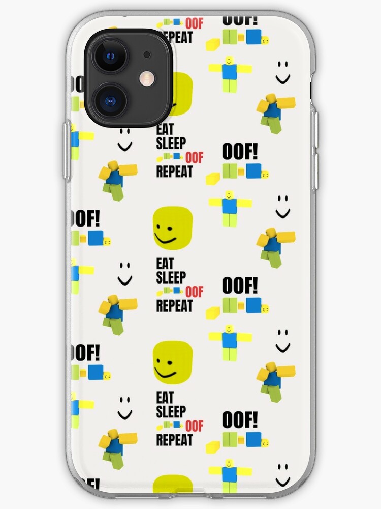 Roblox Oof Noobs Memes Sticker Pack Iphone Case Cover By Smoothnoob Redbubble - roblox noob device cases redbubble