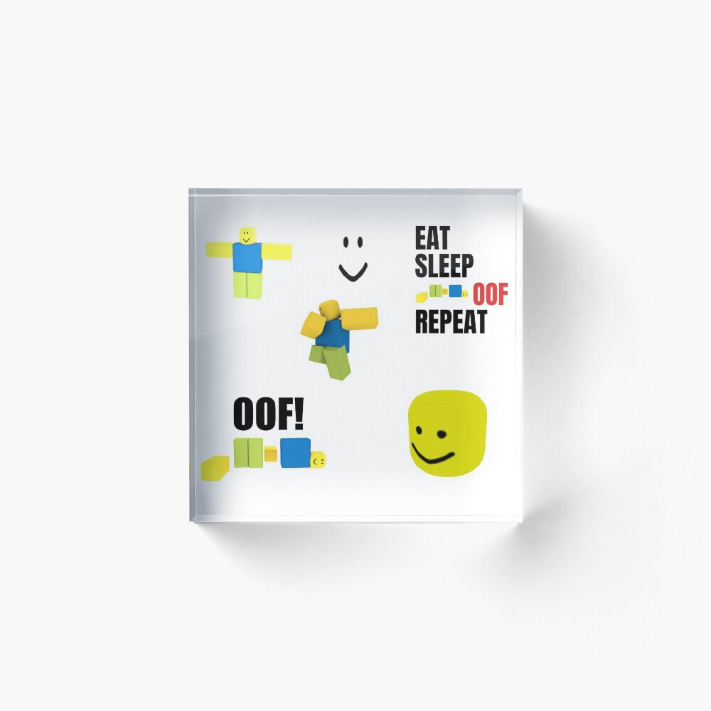 Roblox Oof Noobs Memes Sticker Pack Art Board Print By Smoothnoob Redbubble - 00f meme memes roblox noob oof sticker book green deepfried