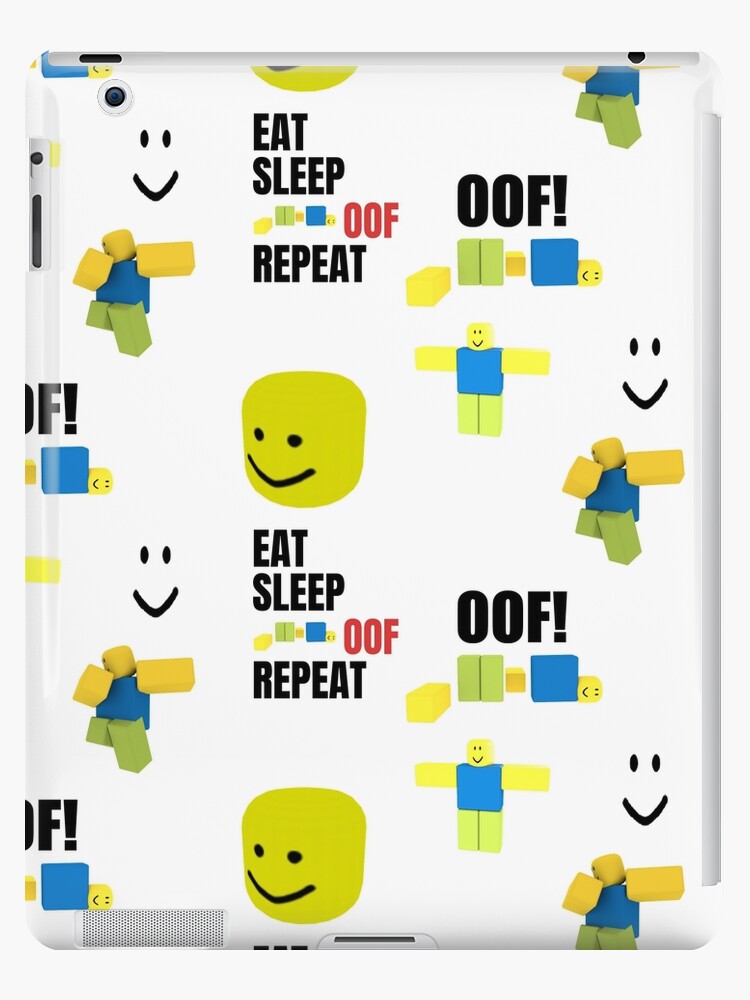 Roblox Oof Noobs Memes Sticker Pack Ipad Case Skin By