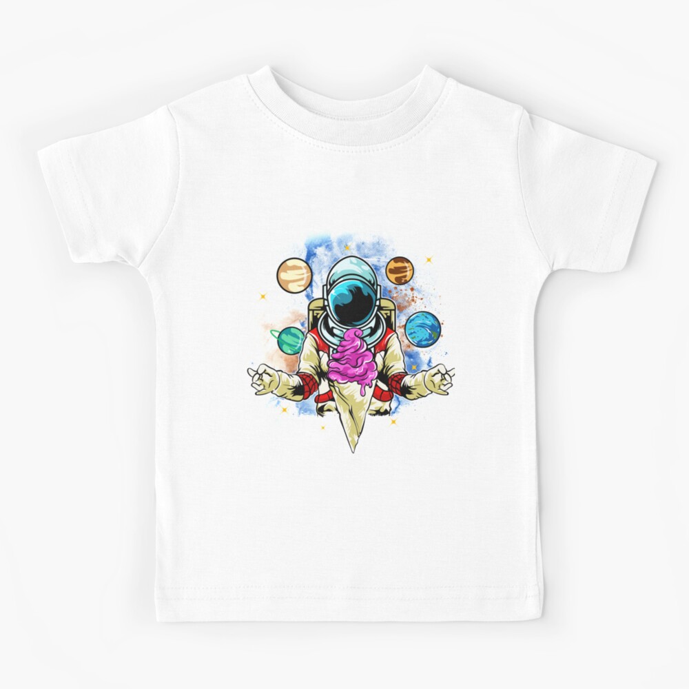 Adult Space Tee NASA Shirt Icecream Space Shirt Astronaut Ice Cream Tee Shirt Space Ice cream T-Shirt Kids Astronaut Space Geeks Gift