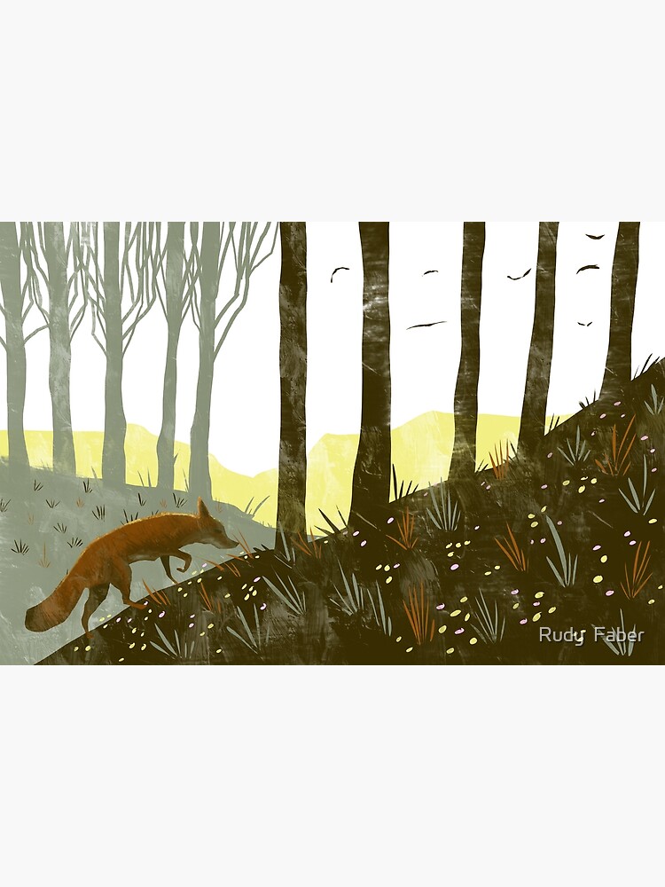 A Fox on the Trail by rudyfaber