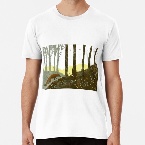 A Fox on the Trail Premium T-Shirt