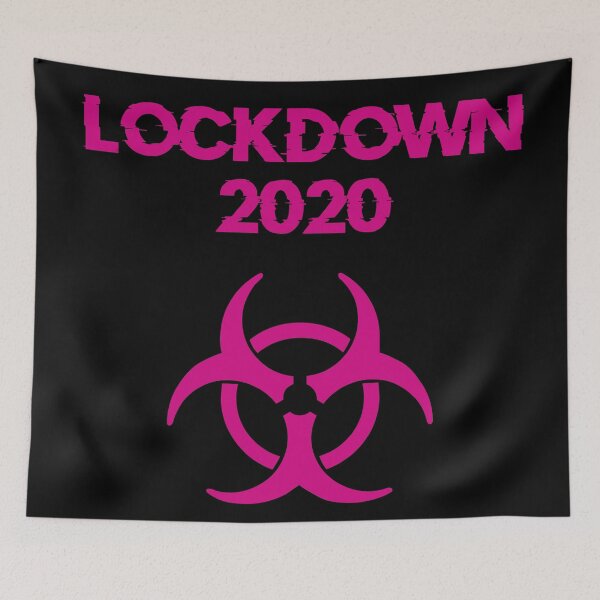 Item preview, Lockdown 2020 Biohazard Symbol (Purple) designed and sold by DafyddEm.