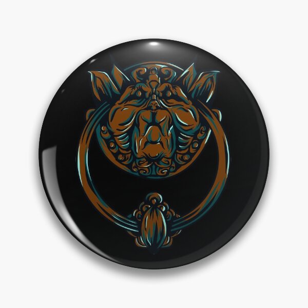 Item preview, labyrinth door knocker designed and sold by wetchickenlip.
