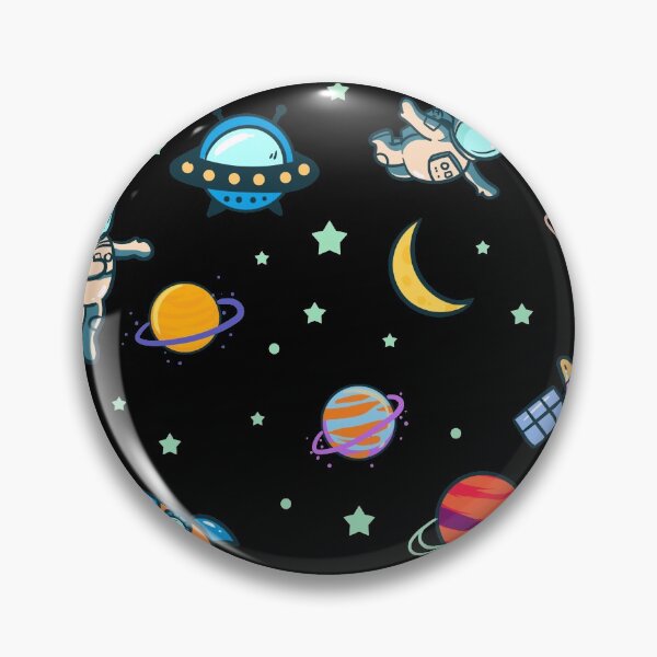 Item preview, Cute Astronaut Ufo  Outer Space Moon and Stars Gift designed and sold by Rzelemenz.