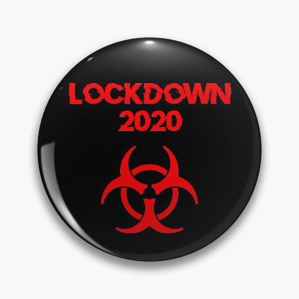Item preview, Lockdown 2020 Biohazard Symbol (Red) designed and sold by DafyddEm.