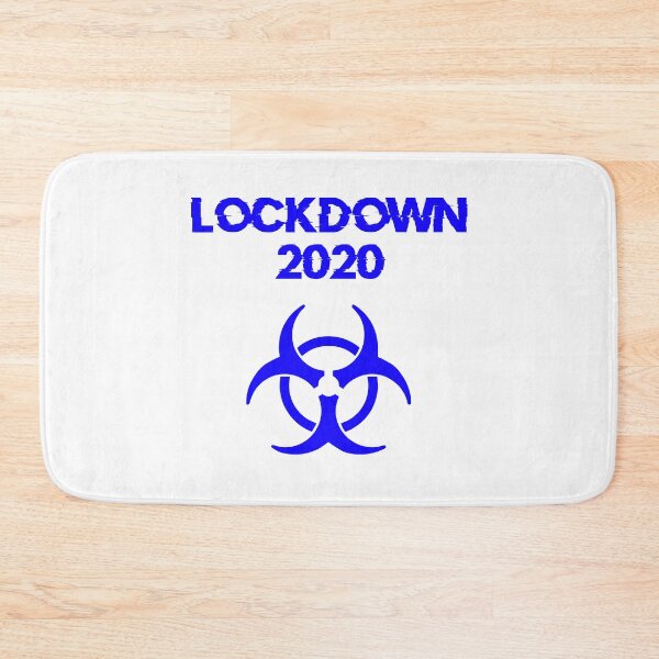 Item preview, Lockdown 2020 Biohazard Symbol (Blue) designed and sold by DafyddEm.