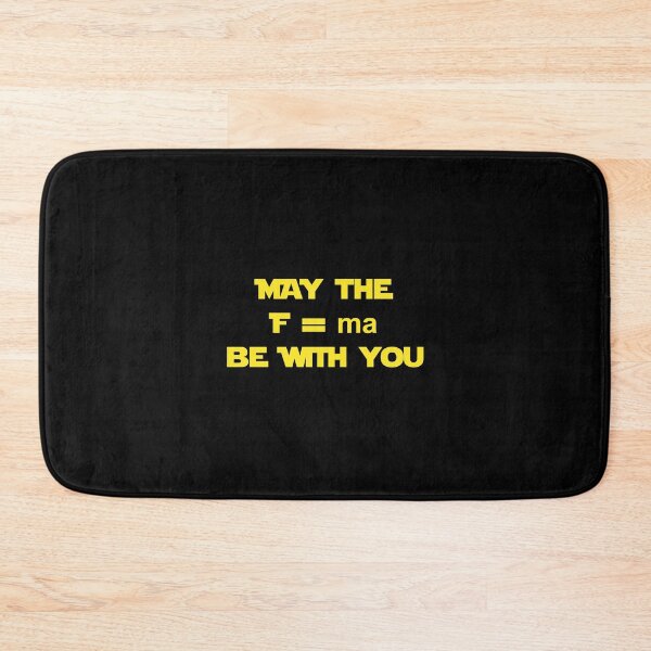 Item preview, May the f=ma be with you designed and sold by sanastyle.