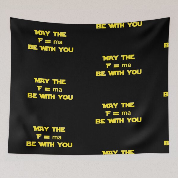 Item preview, May the f=ma be with you designed and sold by sanastyle.